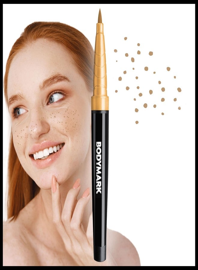 BodyMark Freckle Pen, Soft Brush Tip, 1 Count Pen in Dark Brown Freckle, Cosmetic Quality Freckle Pen for Skin - Image 2